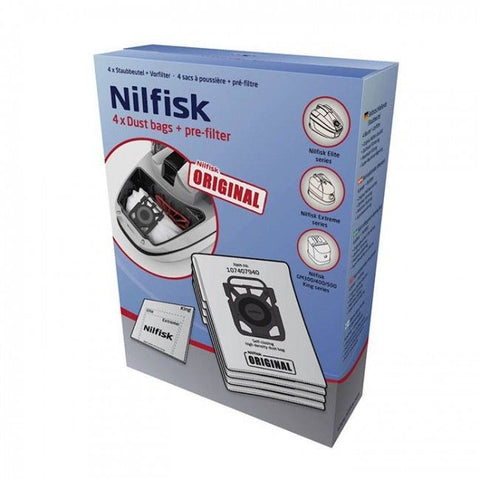 Nilfisk Vacuum Bags Genuine For Elite Extreme(107407940)