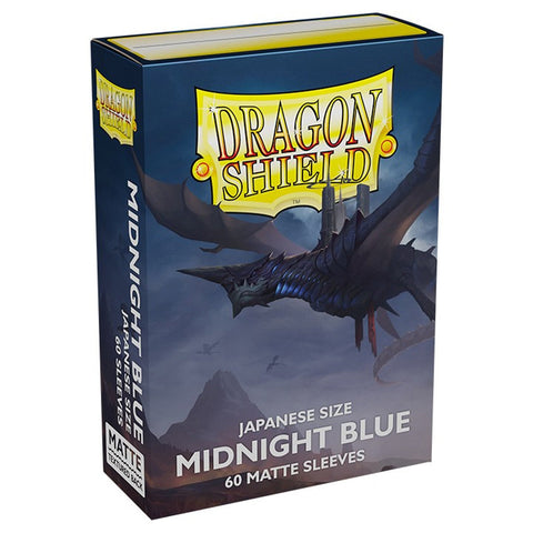 Arcane Tinmen Dragon Shield Japanese 60ct Matte Midnight Blue Sleeves 59x86mm