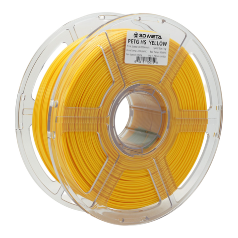 3D META High Speed PETG 3D Printing Filament - Yellow