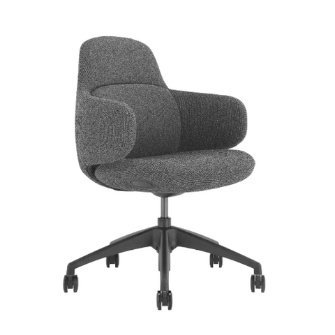 Desky Arco Office Chair - Charcoal Black
