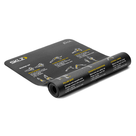 SKLZ Trainer Exercise Mat Fitness Workout Yoga Mat With Printed Exercises