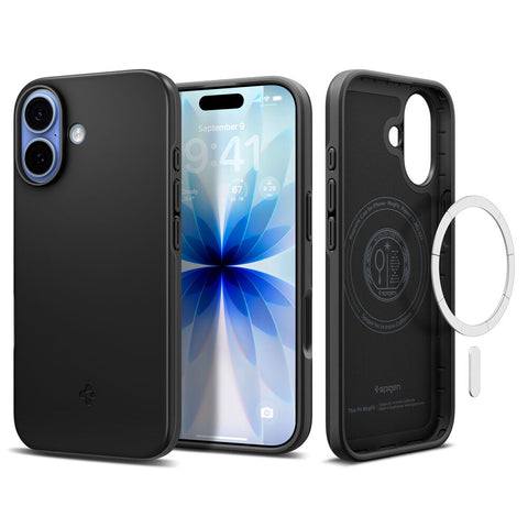 Spigen Apple iPhone 17 Thin Fit (MagFit) Case (Black)