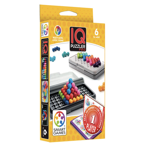 Smart Games IQ Puzzler Pro Single Player Puzzle Grid Game