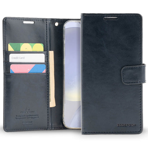 Goospery Bluemoon Diary for Samsung Galaxy S24 Plus - Navy