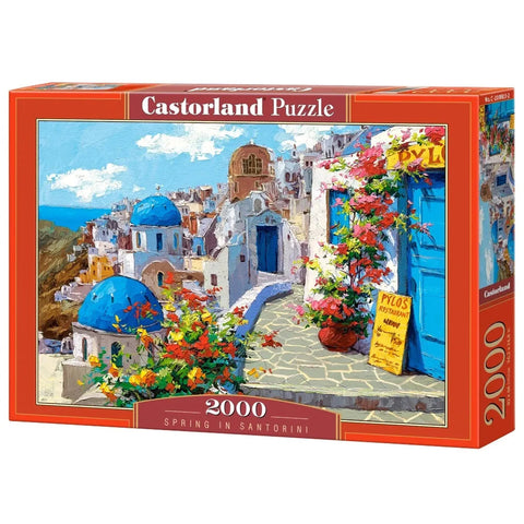 Castorland 2000-Pieces Spring In Santorini Puzzle