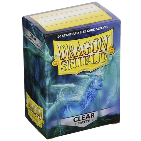 Arcane Tinmen Dragon Shield Standard 100ct Matte Clear Sleeves 63x88mm
