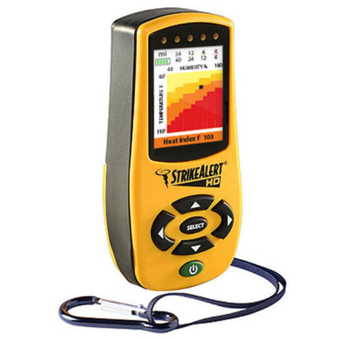 Strike Alert LD4000 HD Field Lightning Detector with Heat Index