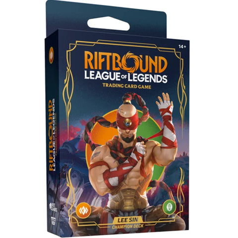 Riftbound League Of Legends TCG Set One Origins Champion Deck Cards Lee Sin
