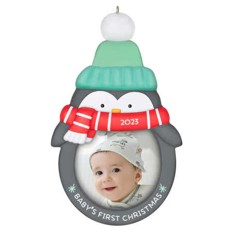 Baby's 1st Christmas (2023) Photo Frame - Hallmark Keepsake Christmas Ornament