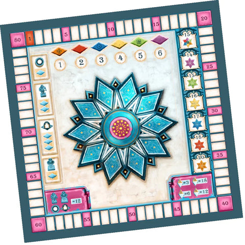 Plan B Games Azul: Summer Pavilion Glazed Pavilion Expansion Tabletop Strategy Game