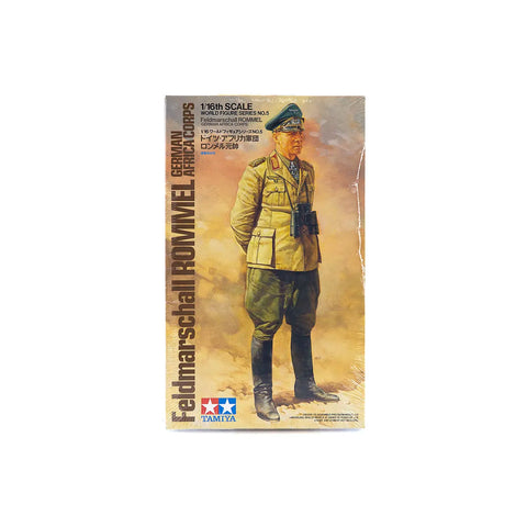 Tamiya 1/16 German Africa Corps Feldmarschall Rommel Scaled Plastic Model Kit