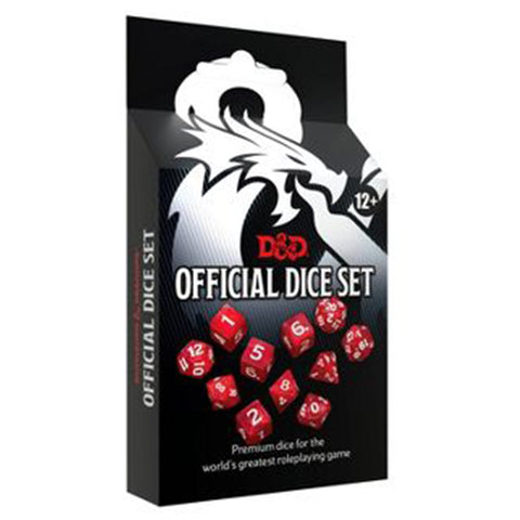 Wizards Of The Coast D&D Official Dice Set