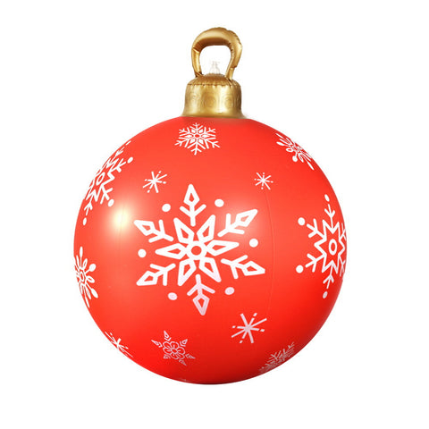 Jingle Jollys Christmas Inflatable Ball  Bauble 60cm Outdoor Decoration Red