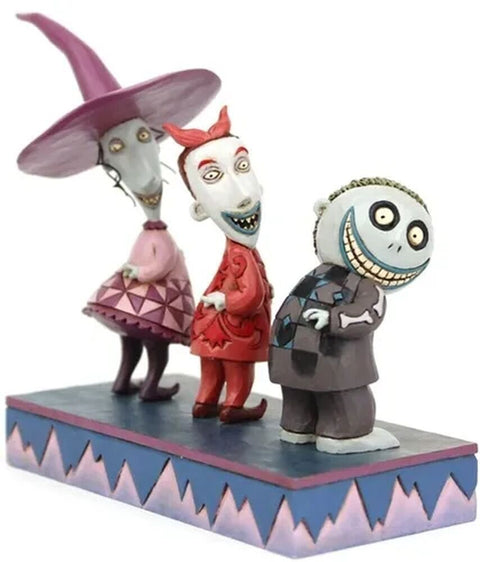 Jim Shore Disney Traditions - Nightmare Before Christmas Lock, Shock, and Barrel - Up to No Good