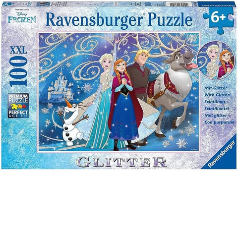 Ravensburger Puzzle 100pc XXL - Disney Frozen Glittery Snow