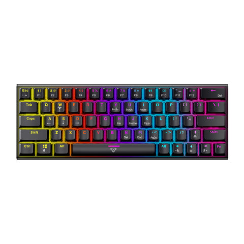 Laser Gaming Mini Mechanical Keyboard with RGB Backlight (Black)