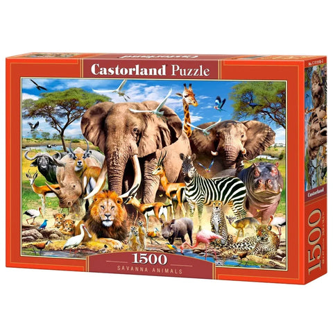 Castorland 1500-Pieces Savanna Animals Puzzle