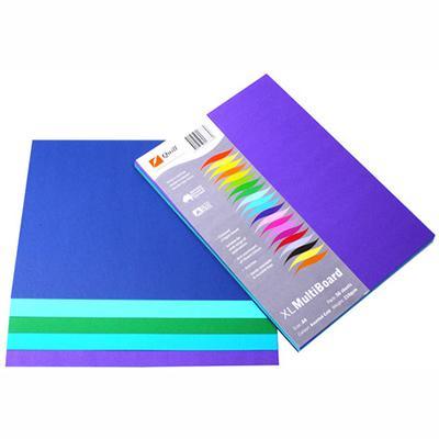Quill XL Multiboard Paper 210GSM A4 Pack 50 (Cold Assorted)