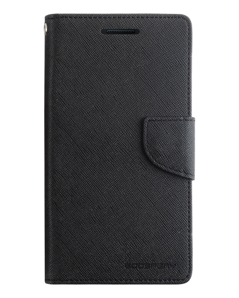 Goospery Fancy Diary for iPhone 11 Pro - Black/Black