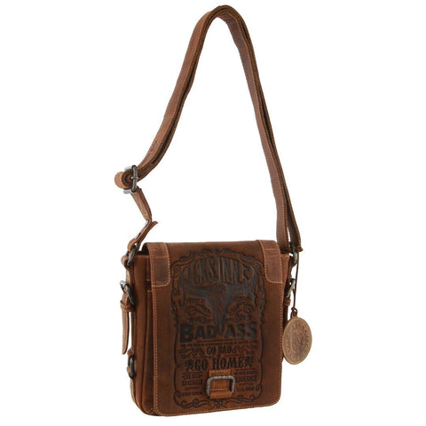 Jack's Inn Blackthorne Leather Crossbody Bag - Cognac