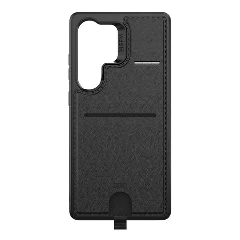 EFM Berlin Wallet Case for Samsung Galaxy S25 Ultra (Black)