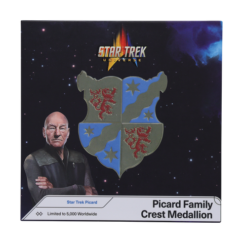 Fanattik Star Trek Limited Edition Picard Family Crest Medallion