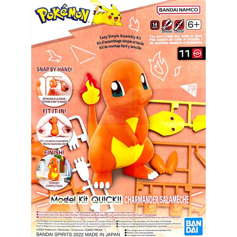Bandai Pokémon Model Kit Quick!! 11 Charmander