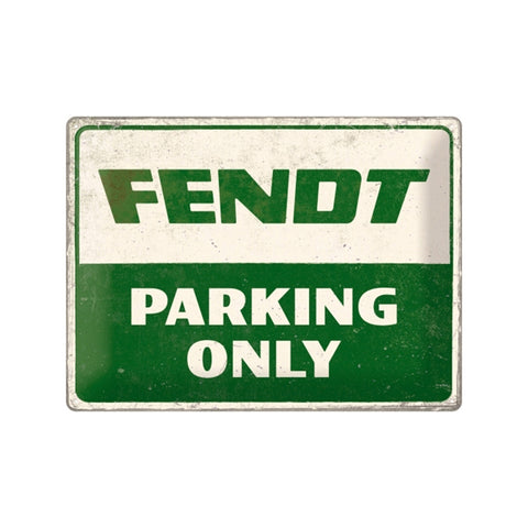 Nostalgic-Art Large Sign Plaque 30x40cm Fendt Parking Only