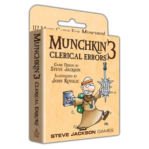 Adc Blackfire Entertainment Munchkin 3 Clerical Errors