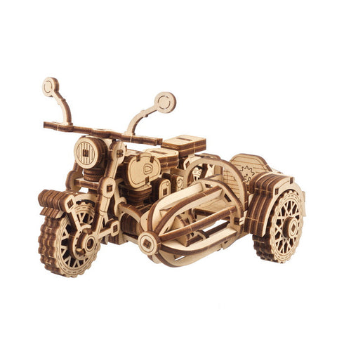 Ukraine Made Ugears Hagrid's Flying Motorbike With Sidecar Wooden Model Kit
