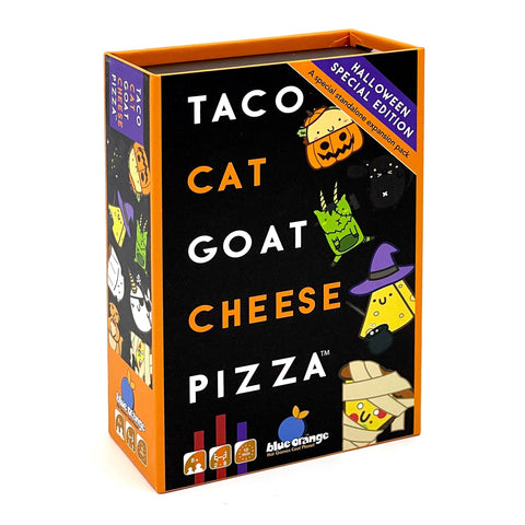 Blue Orange Games Taco Cat Goat Cheese Pizza Halloween Edition Game