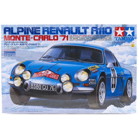 Tamiya 1/24 Alpine Renault A110 Monte-Carlo '71 Scaled Plastic Model Kit