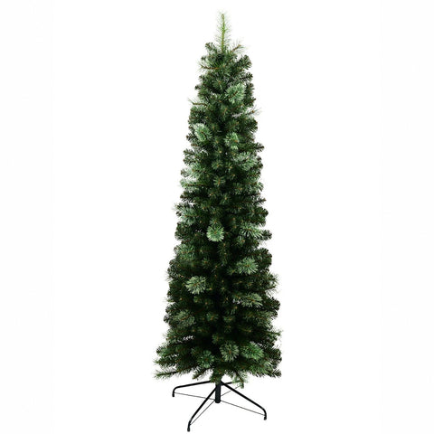 2.3m Montane Pencil Slim Cashmere Dual Tip Christmas Tree | 691 TipsGreen