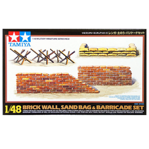 Tamiya 1/48 Brick Wall Set