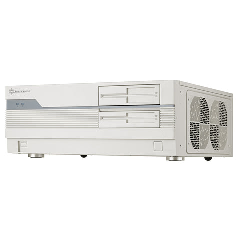 Silverstone SST-FLP01W Retro-inspired HTPC ATX Case (no PSU)