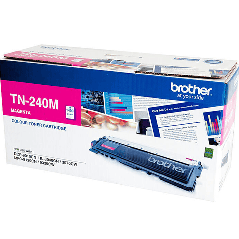Brother TN-240M Toner Ink Cartridge Magenta TN240 Genuine Original