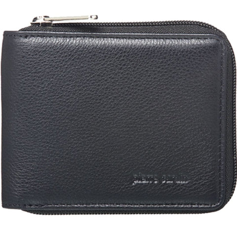 Pierre Cardin Men's Italian Leather RFID Protected Wallet 11.5cm Black