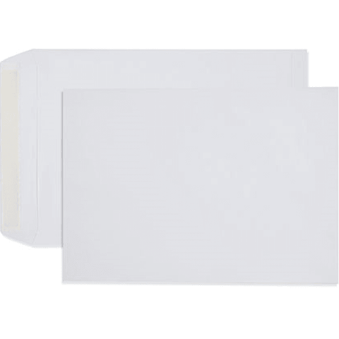 Cumberland Envelopes C4 A4 Pocket Strip Seal 324x229mm White Box 250