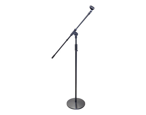 Precision Audio Round Base Adjustable Microphone Stand Heavy Duty