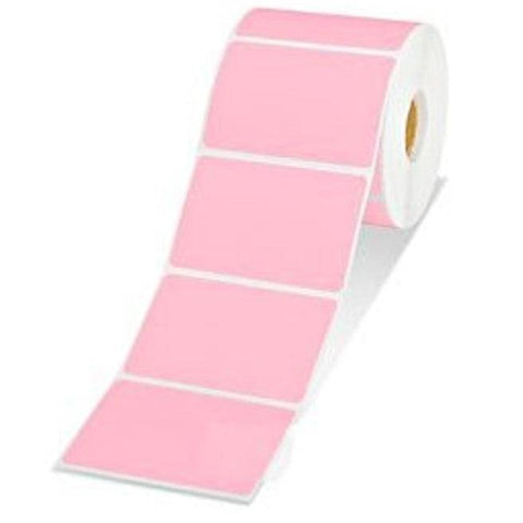 Stock Forms Direct Thermal Labels 100x150mm (Pink)
