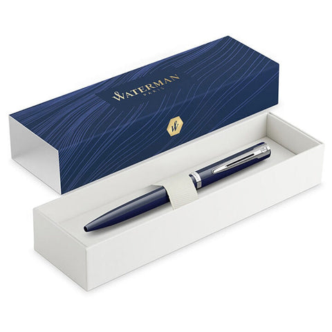 Waterman Impression Ballpoint Pen Blue Lacquer Medium Gift Box