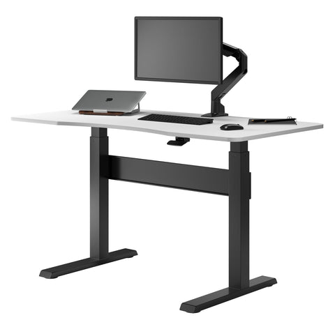 Desky Air Lift Zero Sit Stand Desk 145 cm White / Black