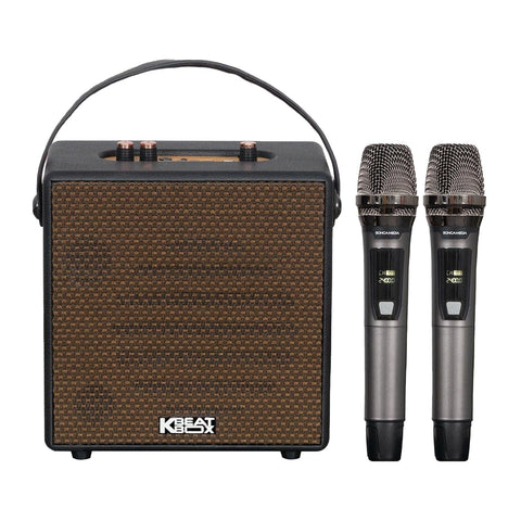 KBEATBOX CarryOn Portable Karaoke System | 25W RMS | Wireless Microphones