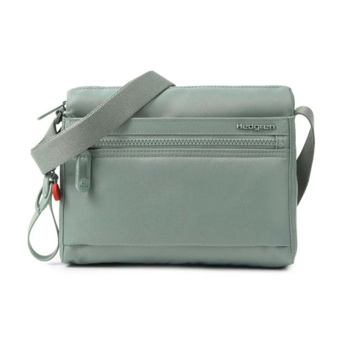 Hedgren Eye Neo RFID Pocket Recycled Water Repellent Crossbody Bag Green Milieu
