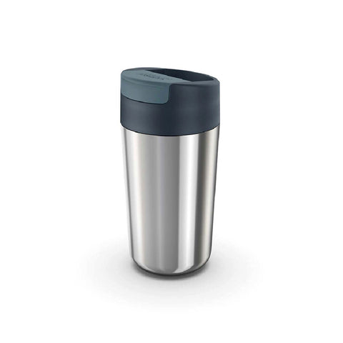 Joseph Joseph Sipp Stainless Steel 454ml Travel Mug Drink Cup w Lid Anthracite