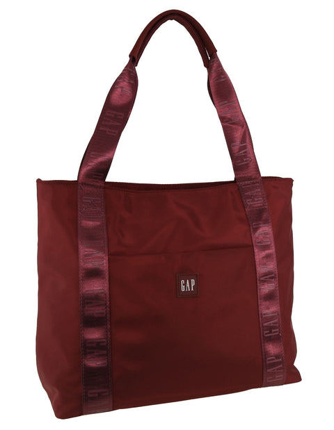 GAP Women's Travel Nylon Tote/Shoulder Bag w/ Secure Zip 39x30cm Wine