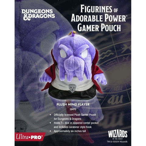 Ultra Pro: UP38470 Figurines of Adorable Plush Mind Flayer Gamer Pouch for Dungeons & Dragons
