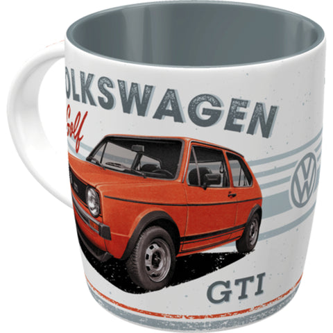 Nostalgic-Art Ceramic Mug VW Golf GTI 1976 Retro Print 330ml