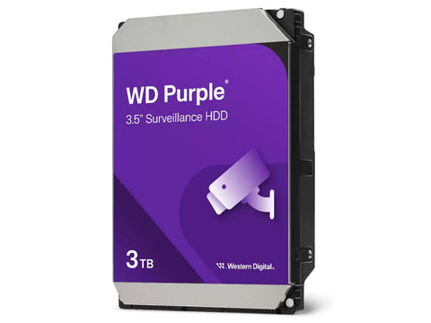 WD Purple 3TB 3.5" SATA Surveillance Hard Drive