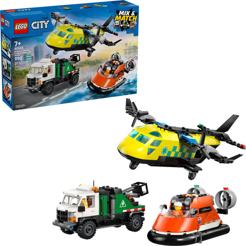 LEGO 60505 Airplane Service Truck and Hovercraft Remix - City